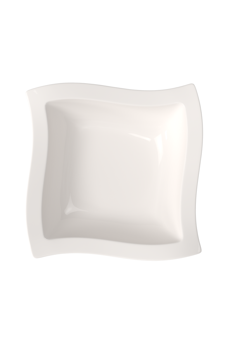 NewWave Square Salad Bowl, Alternate, color, white