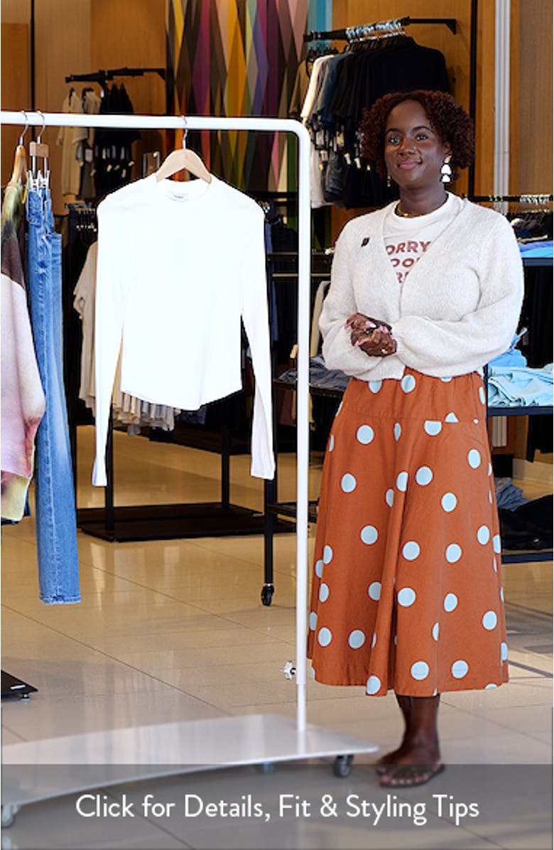 Rib Knit Long Sleeve Top, sales video thumbnail