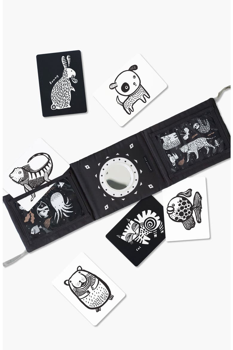 Tummy Time Gallery  with Mirror and Art Cards for Baby Bundle, Main, color, Pets