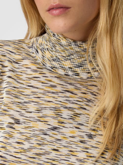 Missoni High-neck Sweater In Flame Smooth Knit In Multi