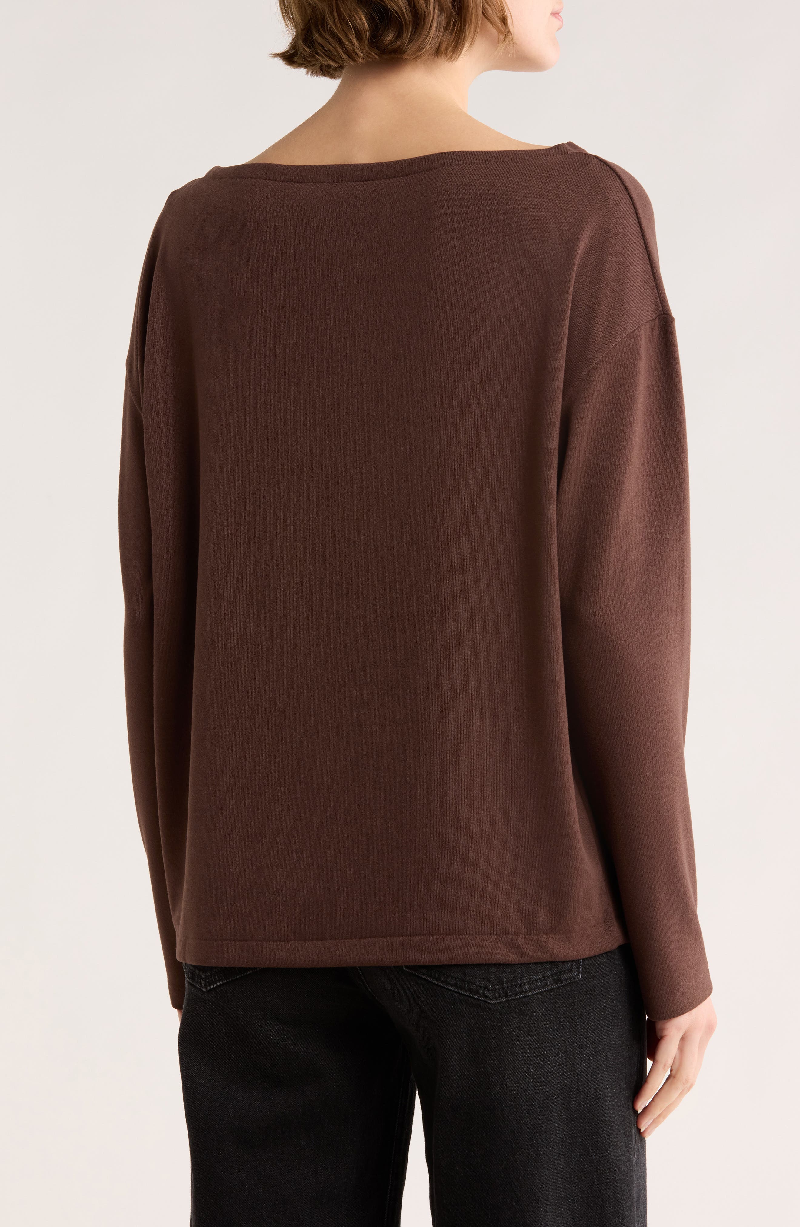 Rita Boat Neck Long Sleeve Top - image 2