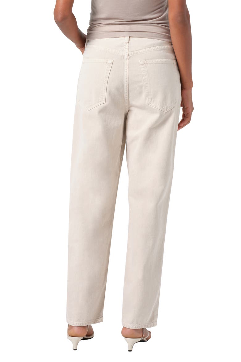 V-Waist Baggy Straight Leg Jeans, Alternate, color, SCONE