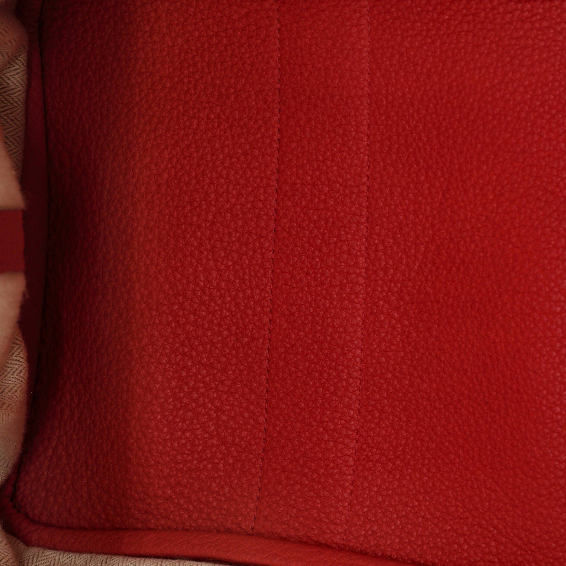 Garden Party Tote Leather 36, Alternate, color, Red