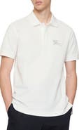 Burberry Metallic EKD Cotton Polo Shirt