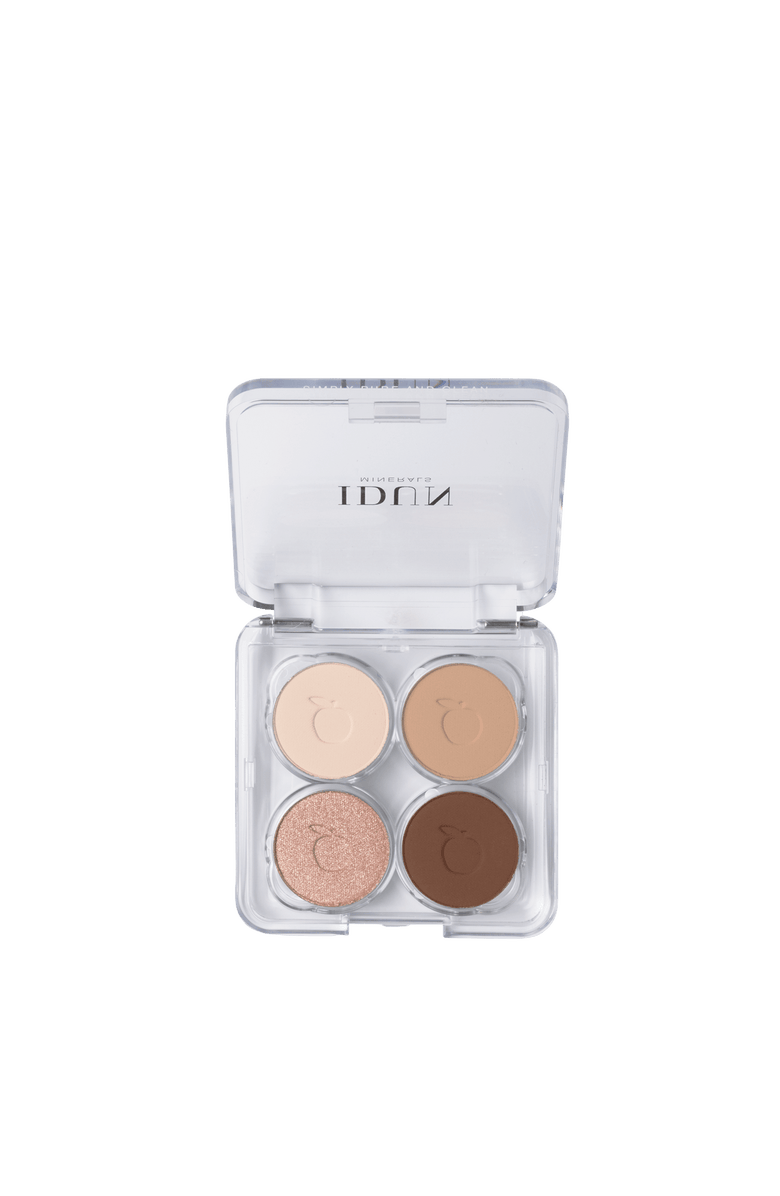 IDUN Minerals Mineral Eyeshadow Palette, Main, color, Nejlika (Noble Neutral)