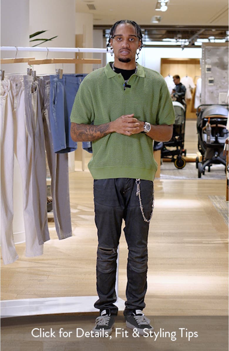 Saratoga Open Stitch Cotton Polo, sales video thumbnail