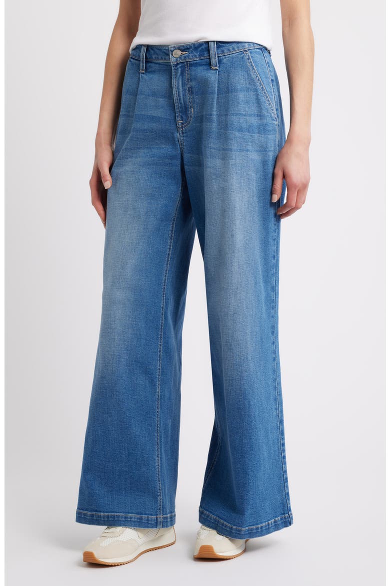 Wide Leg Trouser Jeans, Main, color, INDIGO