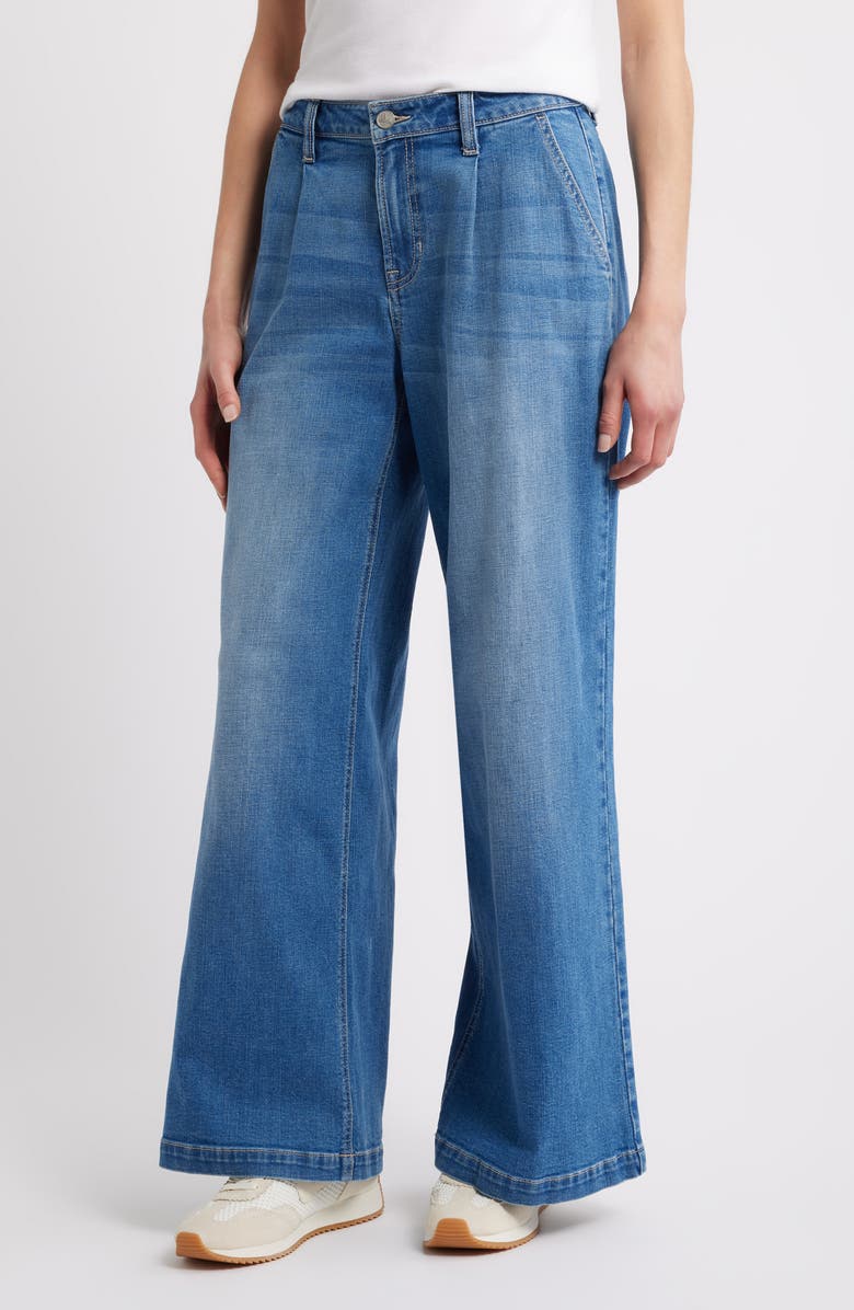 CITY BLUES Wide Leg Trouser Jeans, Main, color, Indigo