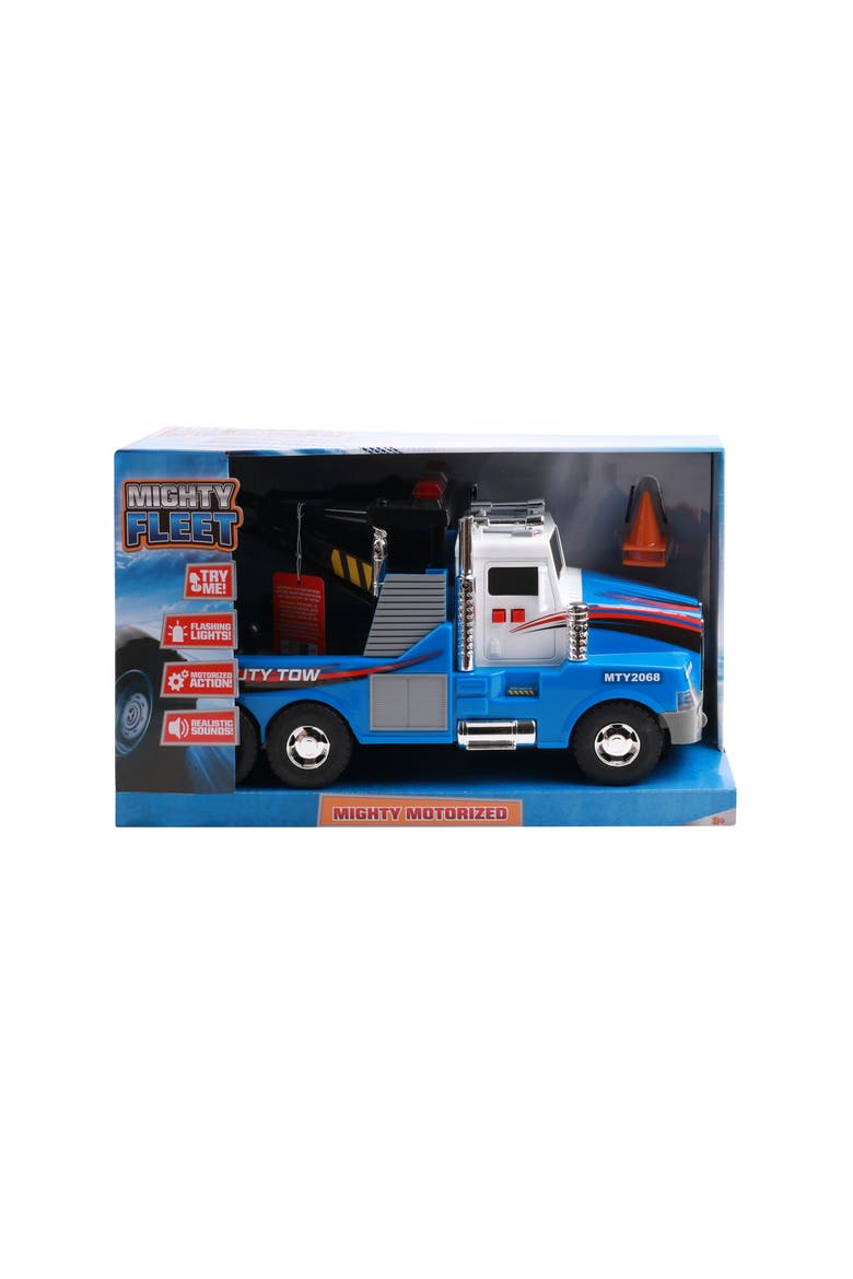 Motorized Tow Truck Toy, Alternate, color, Multicolored
