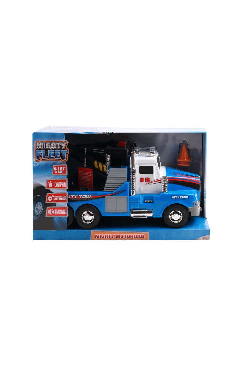 Mighty Fleet Motorized Tow Truck Toy, Alternate, color, Multicolored