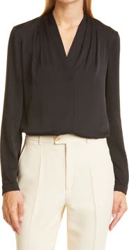KOBI HALPERIN Nellie Stretch Silk Georgette Top