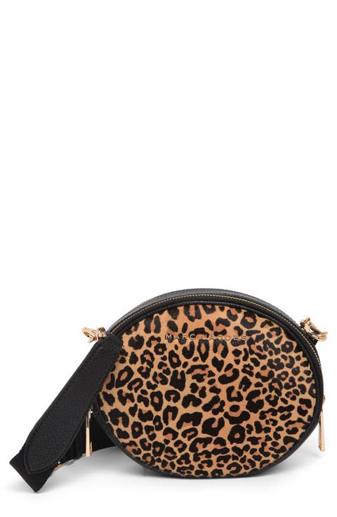 Animal Print Leather Crossbody Bag