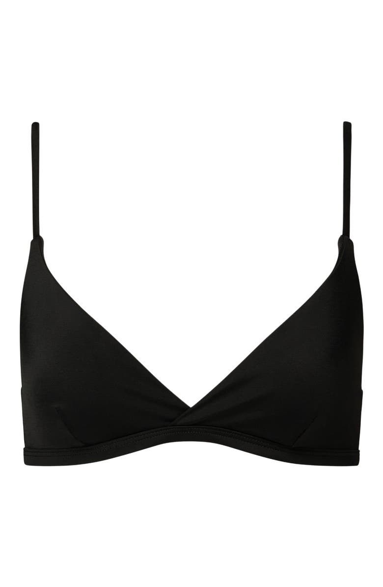 Onia Malin Bikini Top, Main, color, Black