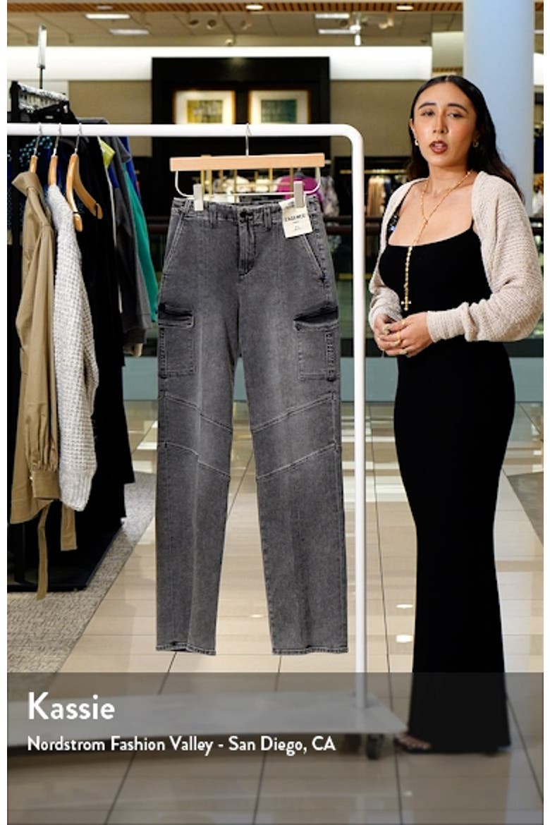 Brooklyn High Waist Wide Leg Utility Jeans video