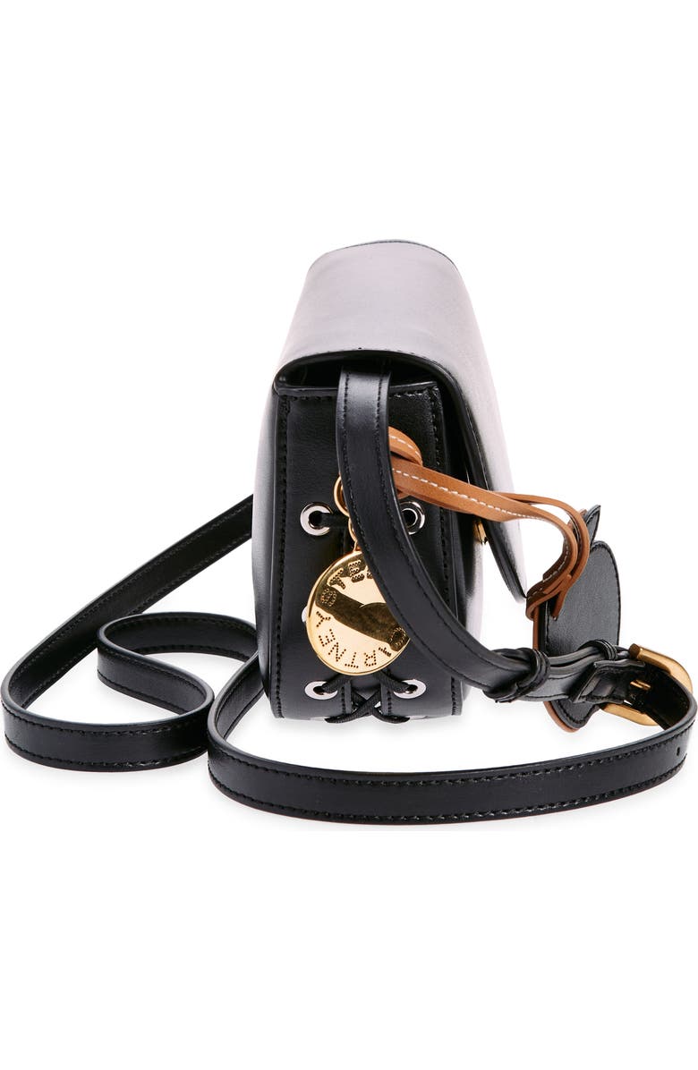 Stella McCartney Small Frayme Whipstitch UPPEAL<sup>™</sup> Apple Leather Saddle Bag, Alternate, color,