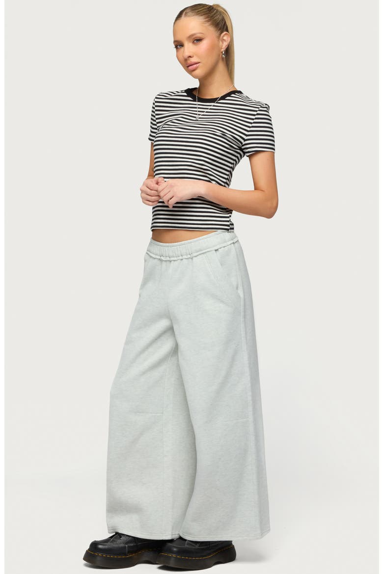 Kori Oversize Sweatpants, Alternate, color, GRAY-MELANGE