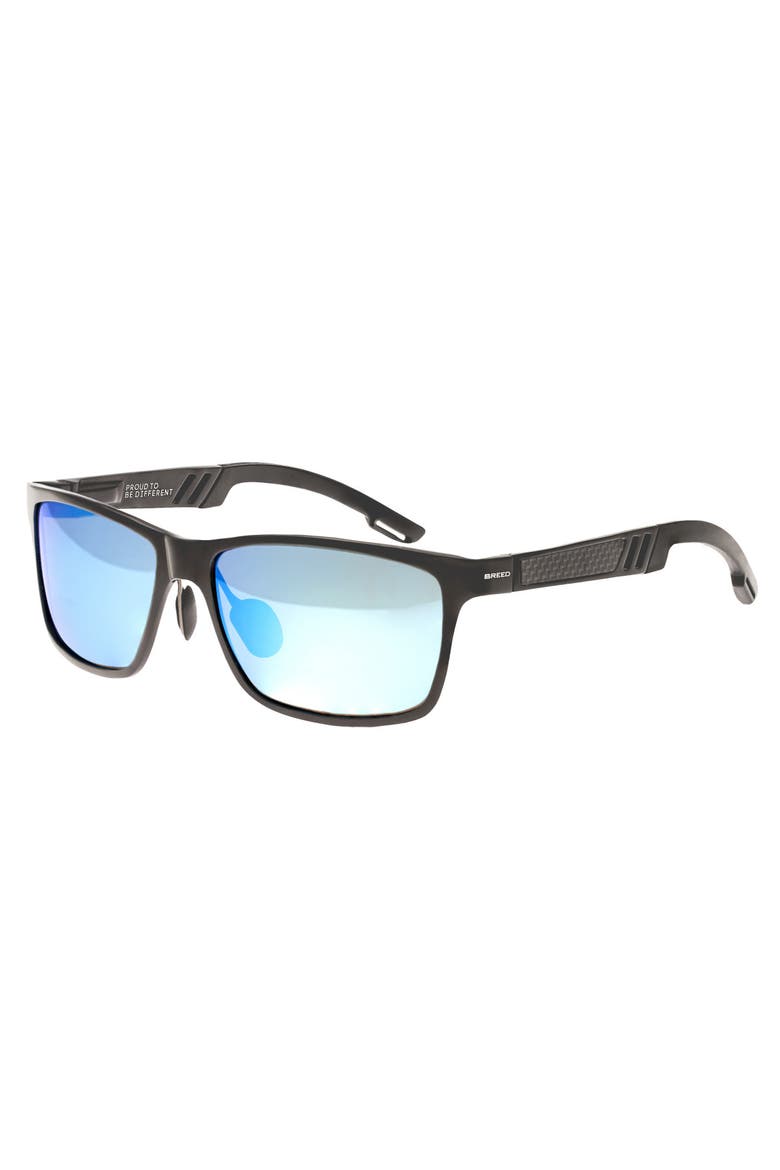 Pyxis Titanium Polarized Sunglasses, Main, color, Gunmetal/Blue