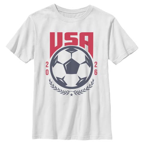 Boy's Lost Gods USA Soccer Ball 2026  Graphic T-Shirt