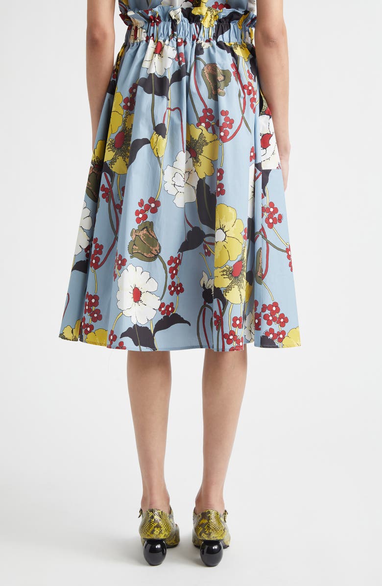 Marni Flared Midi Skirt, Alternate, color,