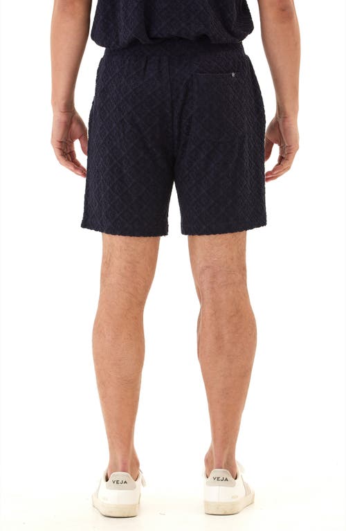 Threads 4 Thought Mitchell Jacquard Terry Shorts In Blue