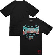 Mitchell & Ness Men's Mitchell & Ness Black Vancouver Grizzlies Worldwide Collection Glow Up T-Shirt