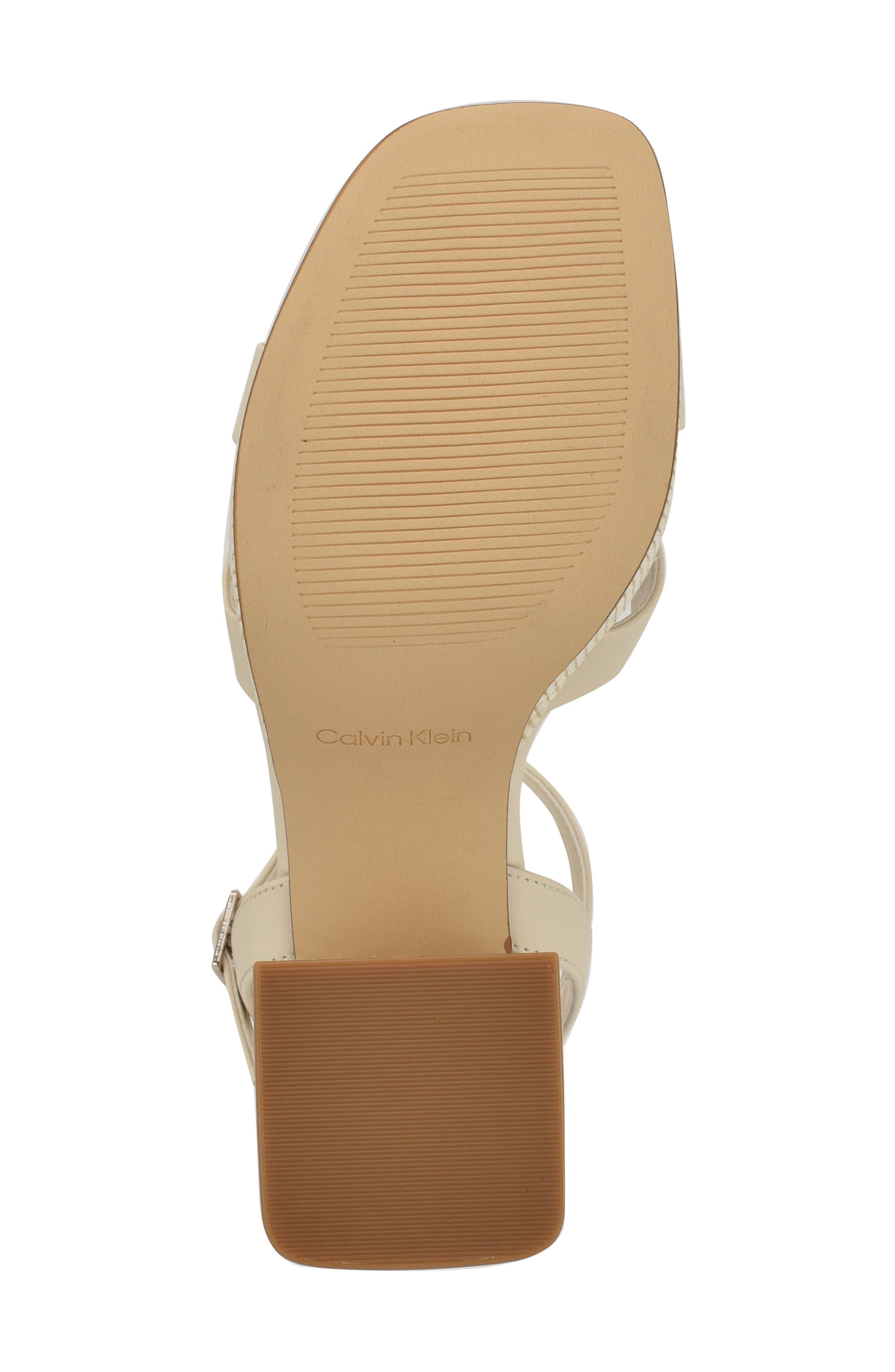 Calvin Klein Drancy 2 Ankle Strap Sandal, Alternate, color, Ivory