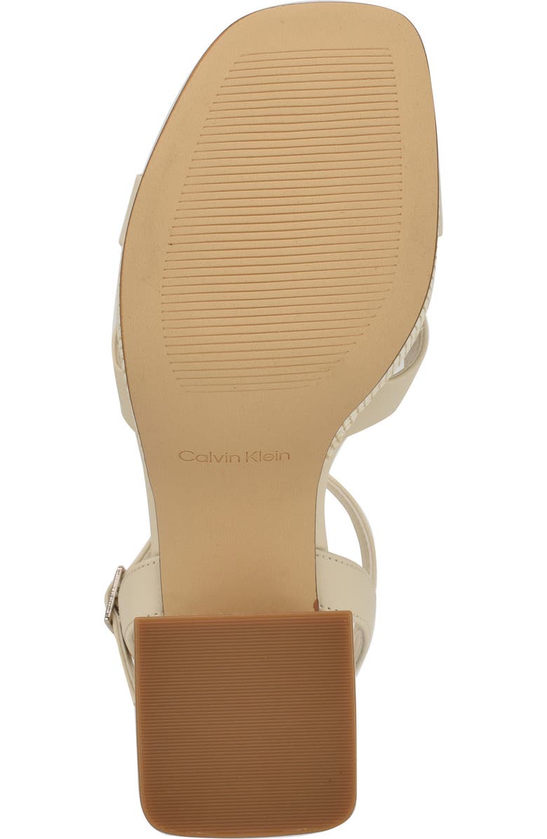 Calvin Klein Drancy 2 Ankle Strap Sandal, Alternate, color, Ivory