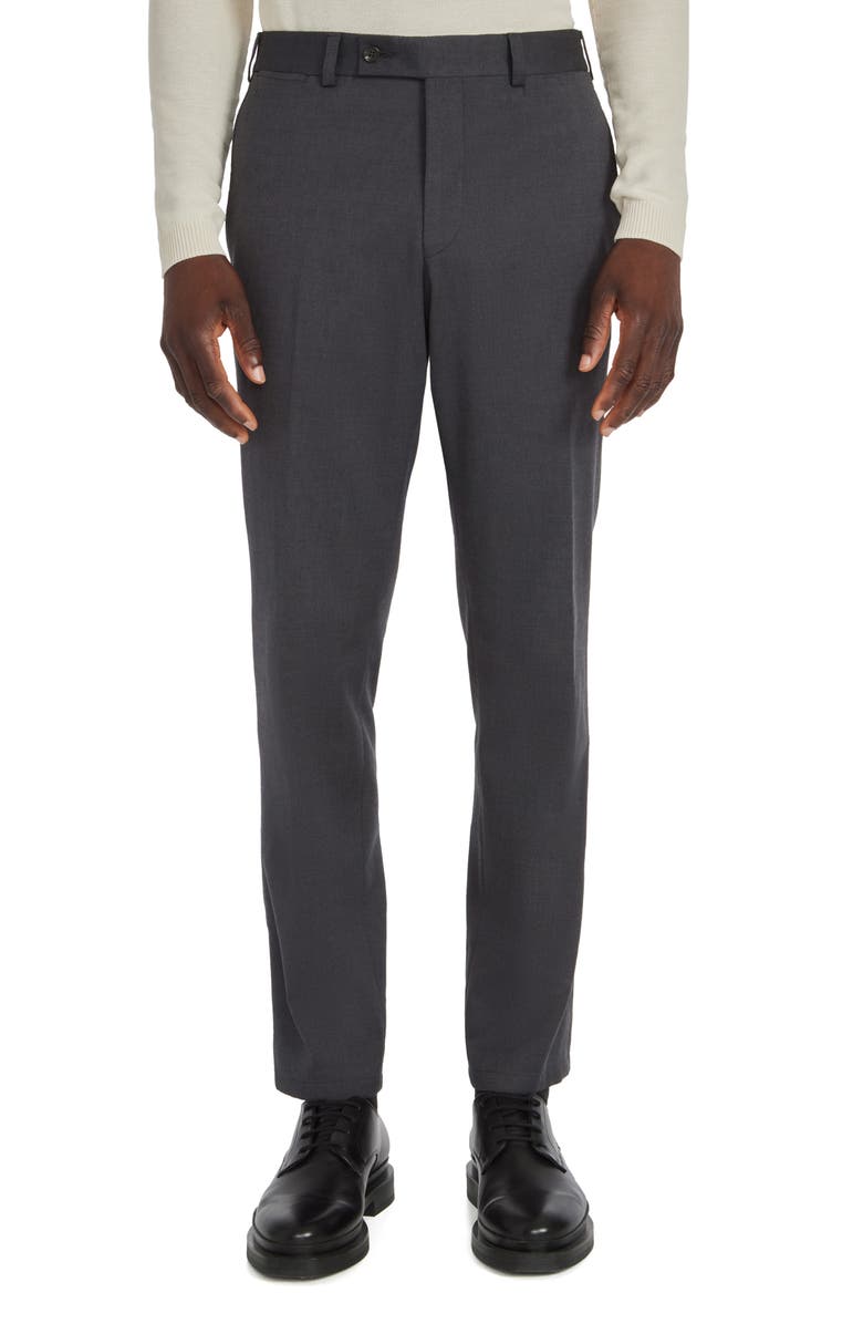 Jack Victor Palmer Stretch Cotton & Wool Pants, Main, color,