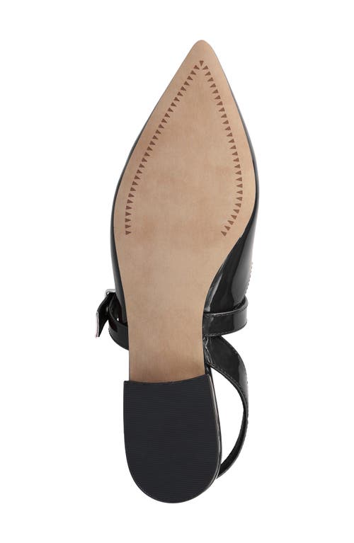 Mia Aree Pointed Toe Flat In Black