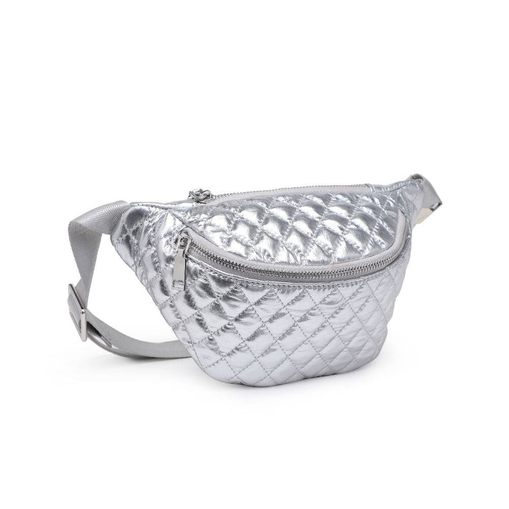 MODA LUXE Ariana Belt Bag, Alternate, color, Silver