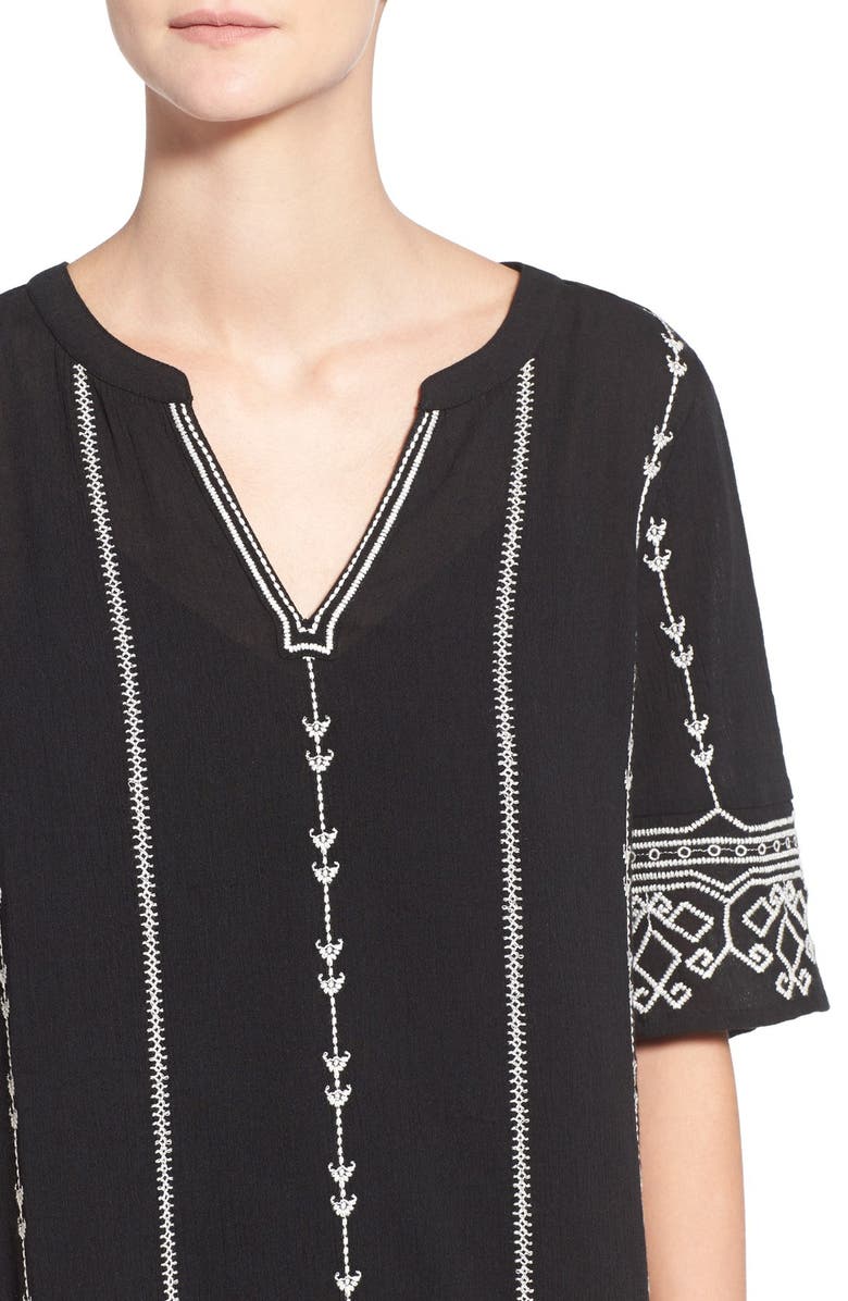 Hinge Embroidered Caftan, Alternate, color, 