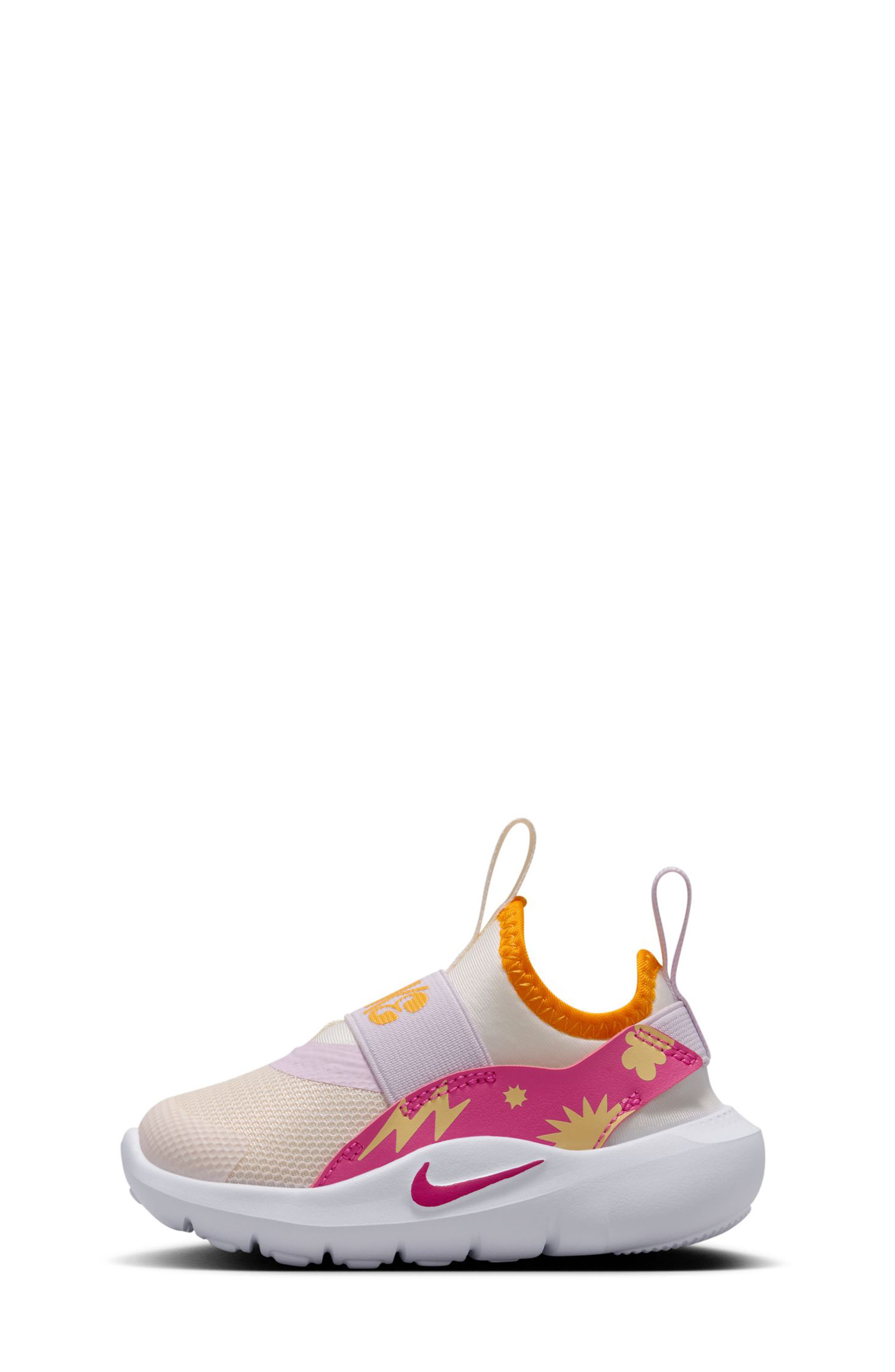 Kids' Flex Runner Sneakers, Alternate, color, CHALK/ PINK/ TANGERINE