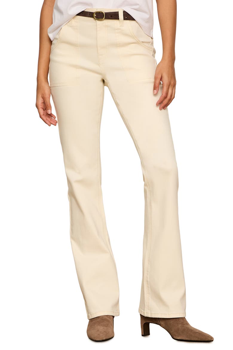 Insider High Waist Bootcut Jeans, Alternate, color, COLLAGEN WHITE