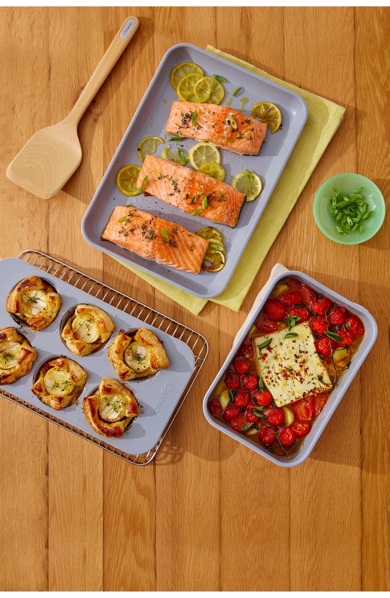 CARAWAY Mini Bakeware Set, Alternate, color, Gray