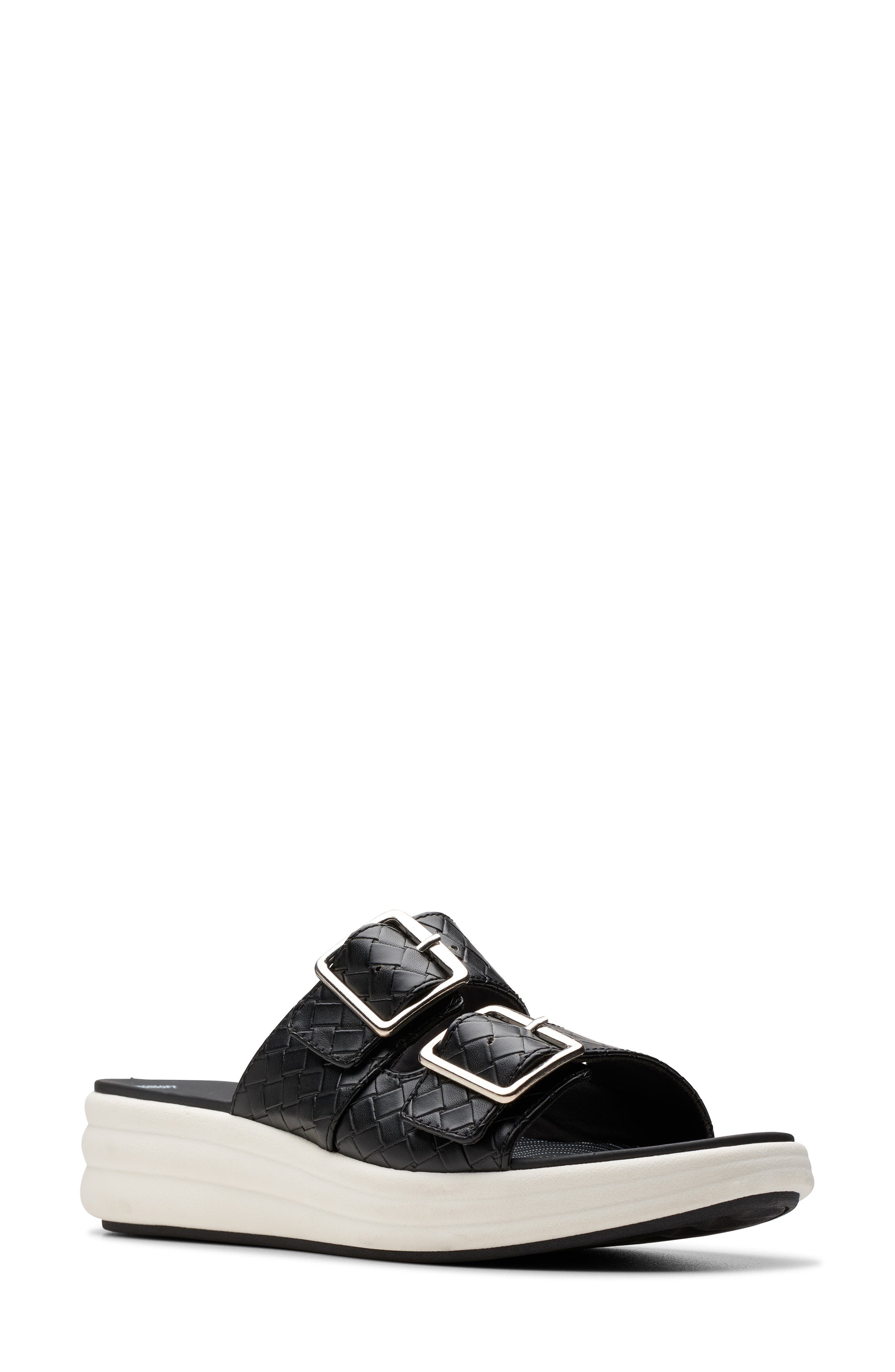 Clarks® Drift Buckle Slide Sandal