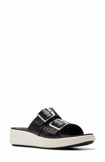 Clarks® Drift Buckle Slide Sandal