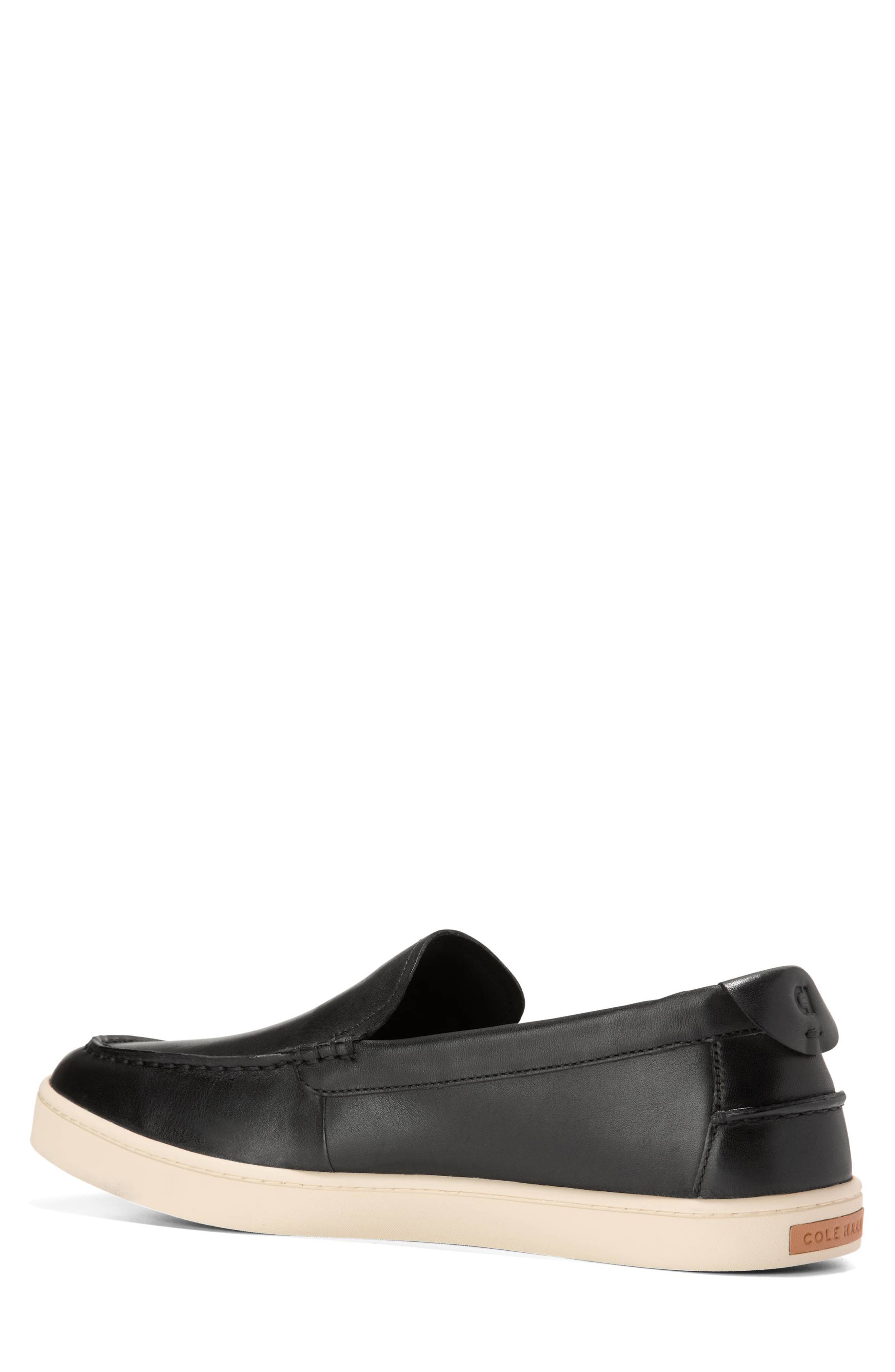 Cole Haan Pinch Weekend Venetian Loafer, Alternate, color, Black/ Angora