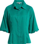 Wit & Wisdom Bubble Sleeve Shirt
