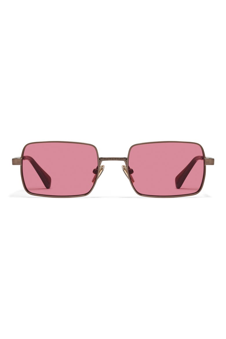DND 55mm Small Square Sunglasses, Main, color, CHOCOLATE/ MAGENTA