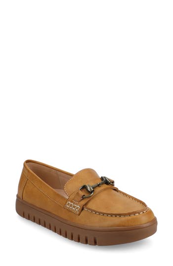 Journee Collection Kaya Horsebit Loafer In Brown
