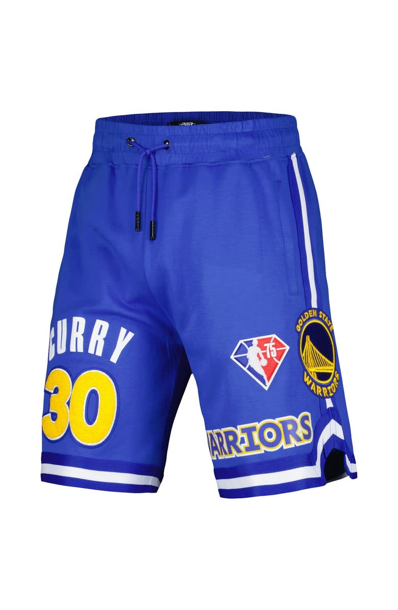 PRO STANDARD Men's Pro Standard Stephen Curry Royal Golden State Warriors Player Name & Number Shorts, Alternate, color, 