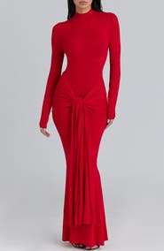 HOUSE OF CB Imogen Drape Mermaid Gown