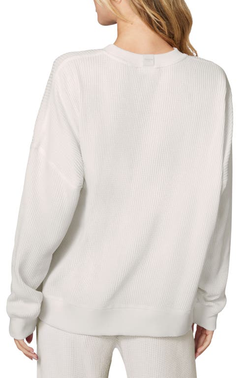 Florence By Mills Ovesize Crewneck Thermal Sweatshirt