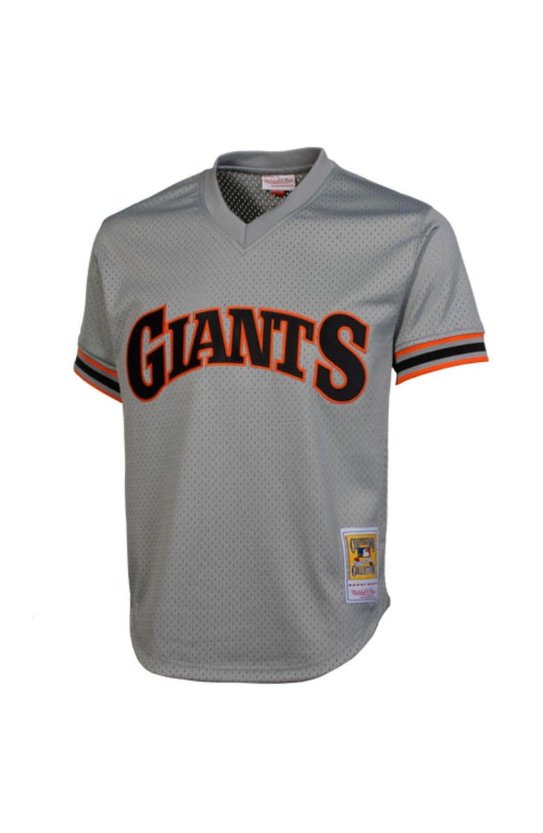Mitchell & Ness Will Clark San Francisco Giants 1989 Authentic Cooperstown Collection Batting Practice Jersey - Gray, Alternate, color, Gray