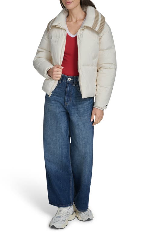 Champion Shawl Collar Puffer Jacket In Neutral