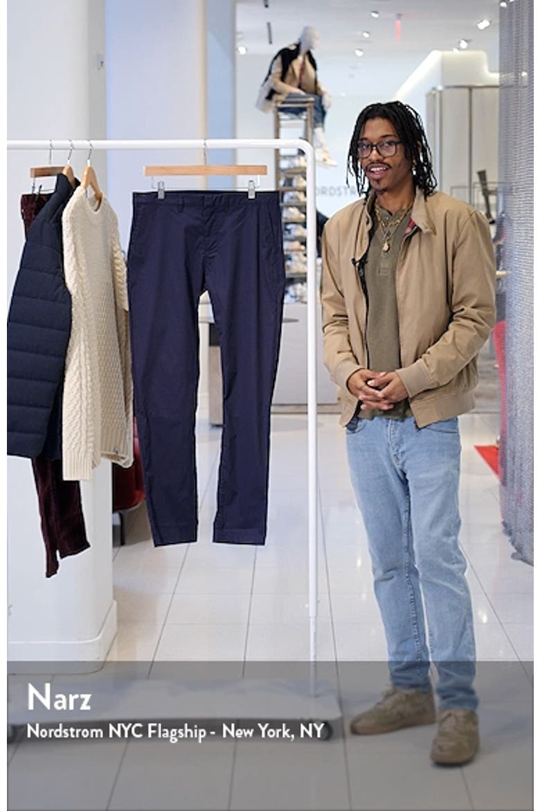 Flat Front Cotton Blend Chinos video