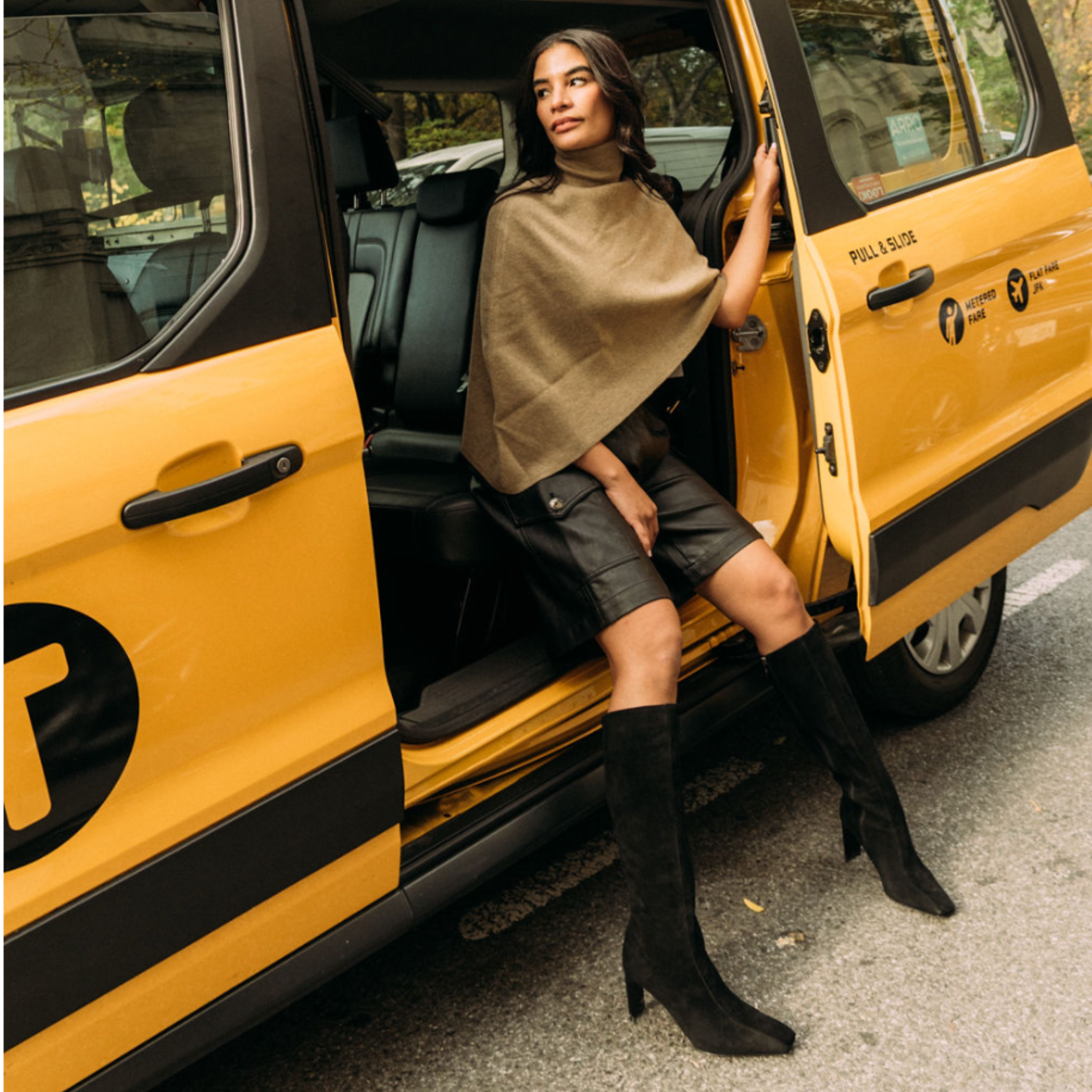 Amie Rafa Mishel High Knee Boot, Alternate, color, Black