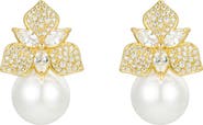 Untamed Petals Sophie Pearl Drop Earrings