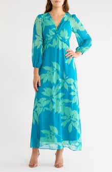 Twist V-Neck Maxi Dress