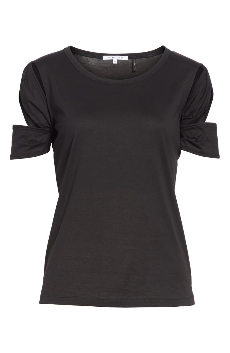 Helmut Lang Bondage Sleeve Tee, Alternate, color,